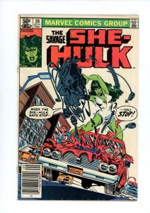 THE SAVAGE SHE-HULK #20 MARVEL COMICS (1981)
