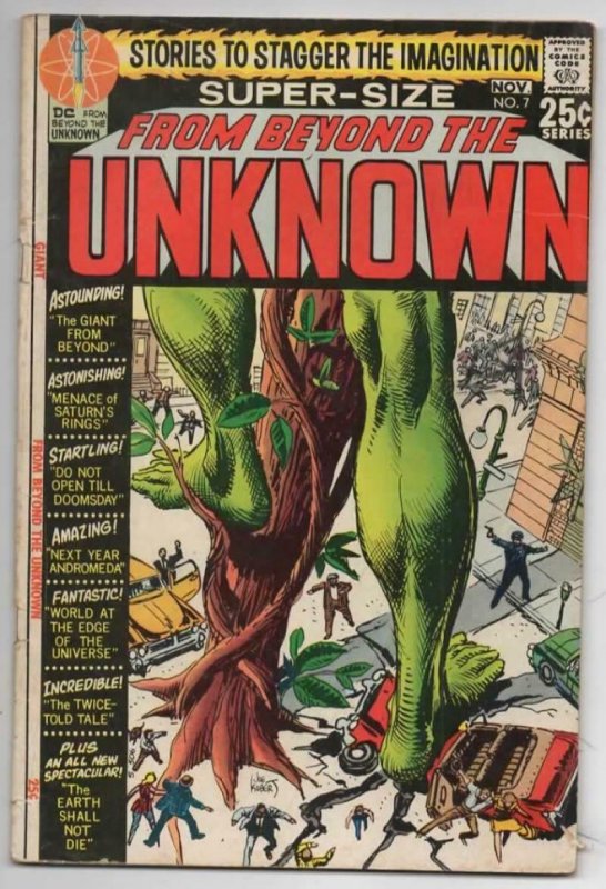 FROM BEYOND the UNKNOWN #7 VG+ Joe Kubert DoomsDay 1969 1970