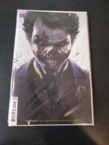 DCEASED #4! NM JOKER ZOMBIE VARIANT COVER!