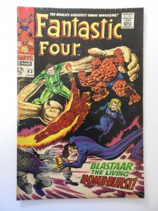 Fantastic Four #63 (1967) VG+ Condition moisture stain