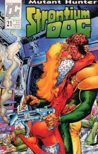 Strontium Dog #21 FN ; Fleetway Quality | Kiss Cover