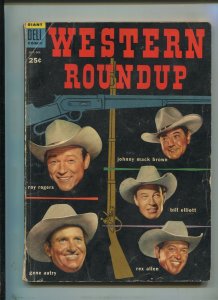 WESTERN ROUNDUP #8 (4.0) FEATURING ROY ROGERS AND GENE AUTRY!