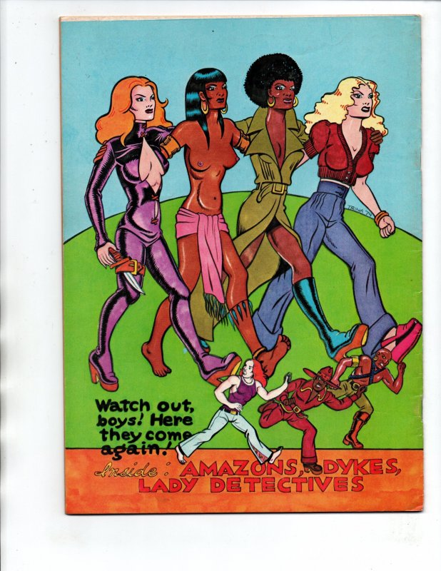 Girl Fight Comics #2 - Ebony & Ivory - underground - Print Mint - 1974 - VG