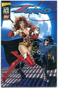 ZORRO #3 / Wizard Ace Edition #5, NM-, Lady RawHide 1996, more Topps in store