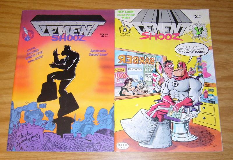 Cement Shooz #1-2 FN complete series - horsefeathers - christopher mcculloch set