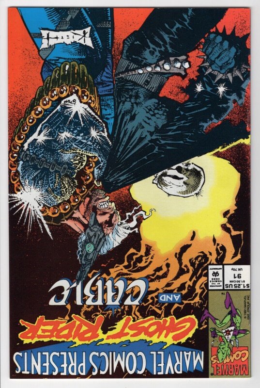 MARVEL COMICS PRESENTS #91 - 9.2 - WP - Wolverine - Ghost Rider - Cable