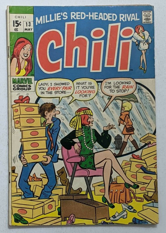 Chili #13 (May 1970, Marvel) VG+ 4.5 Stan Lee story Stan Goldberg art