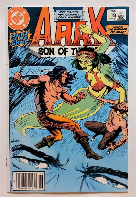 Arak Son of Thunder #34 (June 1984, DC) 6.0 FN