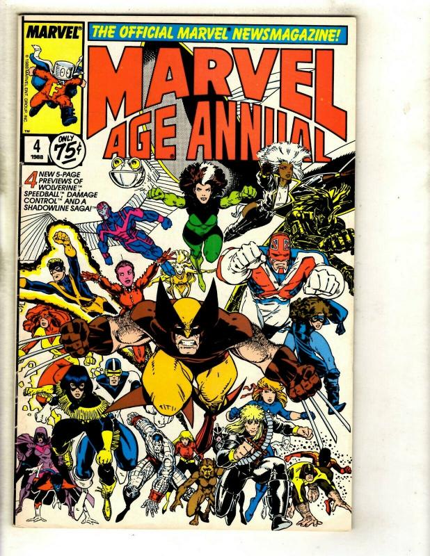 7 Marvel Age Marvel Comics # 62 63 64 Annual 1 2 3 4 Wolverine Rogue X-Men NP10