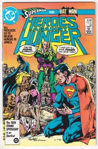 Heroes Against Hunger (1986) Superman