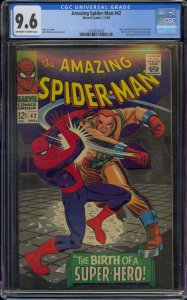 AMAZING SPIDER-MAN #42 CGC 9.6 MARY JANE WATSON FACE REVEAL 