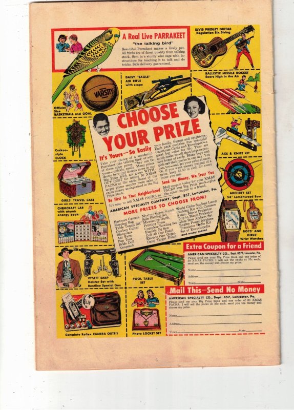 Battle #61 (1958) $59.00 VG+ Rockets Away! Early Combat Casey! COVELL