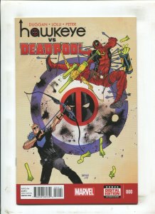 Hawkeye Vs. Deadpool #0 - 1st Cameo App Spider-Gwen/Jane Foster Thor (9.2) 2014