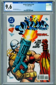 Action #718  1996 - DC -CGC 9.6 - Comic Book-4330292024