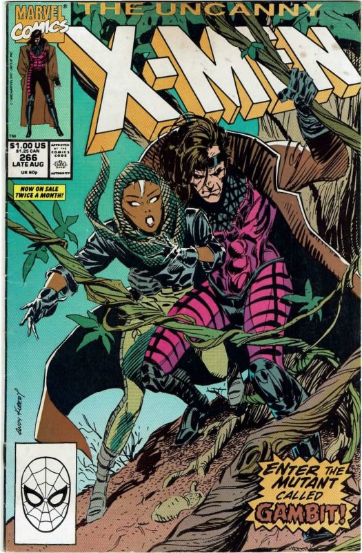 Uncanny X-Men #266 Chris Claremont 1st Gambit FN+