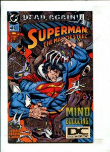 SUPERMAN: MAN OF STEEL 40 1995 DC 6.5 DC UNIVERSE LOGO VARIANT