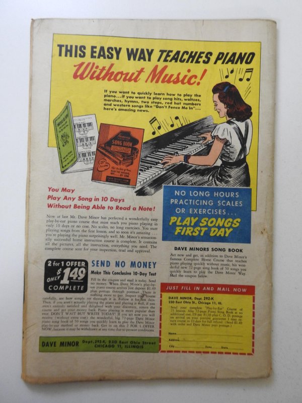 Don Fortune Magazine #2 (1946) VG- 3 centerfold wraps detached bottom staple