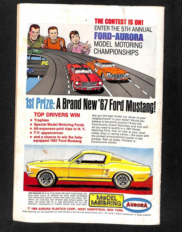 Strange Adventures #195 GD/VG 3.0 Animal Man!