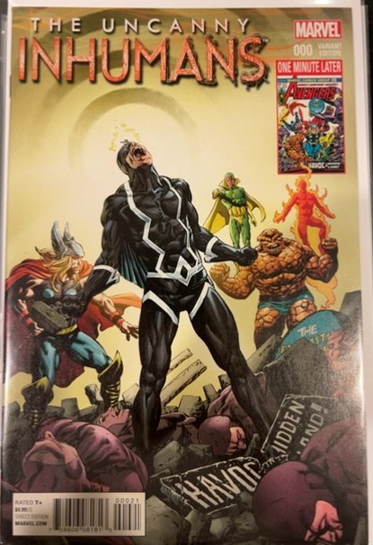 Uncanny Inhumans #0 Retailer Incentive Mike Perkins variant (2015) Inhumans 