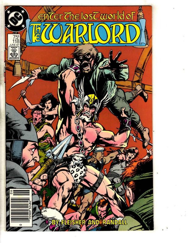 Lot Of 10 Warlord DC Comic Books # 109 110 111 112 113 114 115 116 117 118 CR20