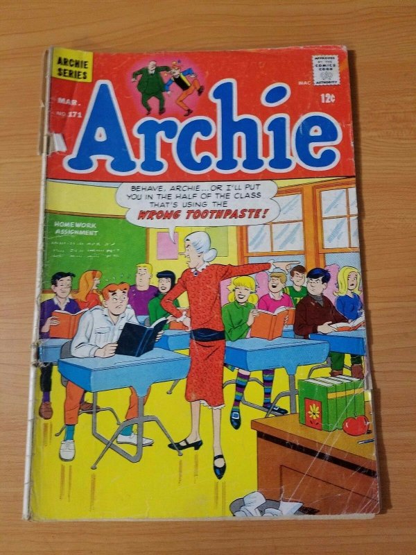 Archie #171 ~ GOOD - VERY GOOD VG ~ (1967, Archie Comics)