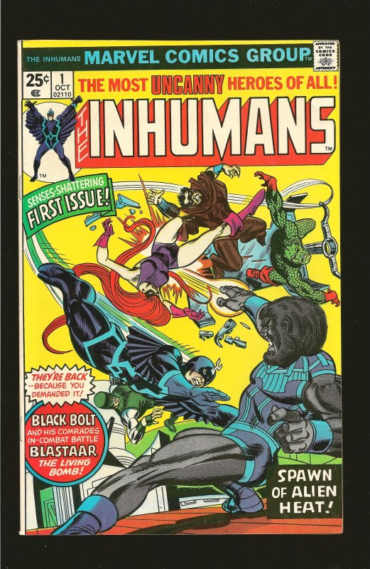 Marvel Comics The Inhumans Vol 1 No 1 October 1975