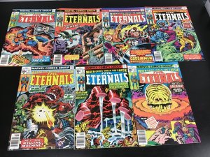 7PC ETERNALS LOT (8.0) KIRBY, #3, 4, 6, 8-10,12!! 1977