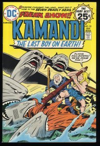 Kamandi, The Last Boy on Earth #25 VF/NM 9.0 Freak Show! Jack Kirby!