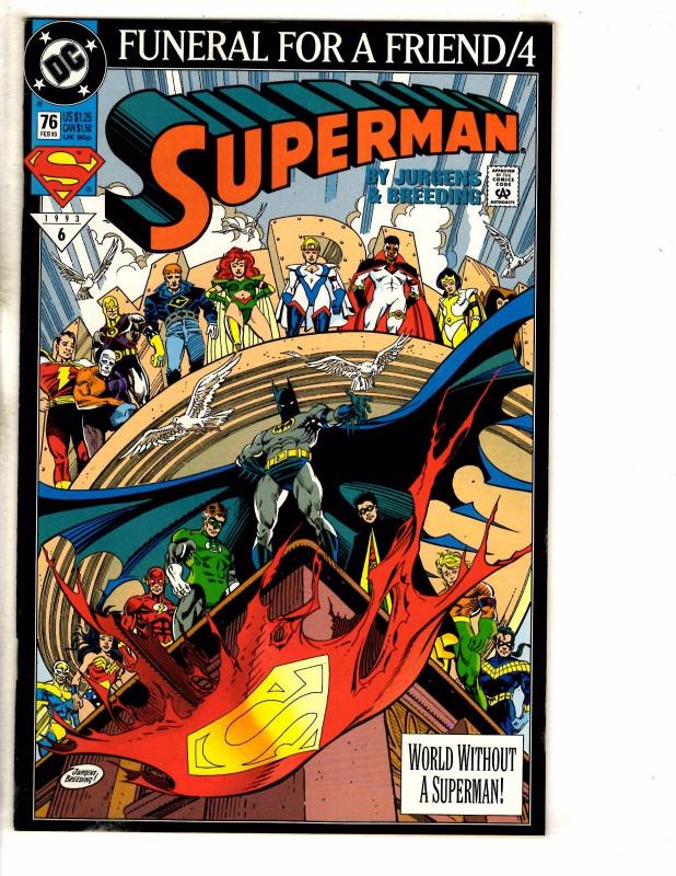 11 Superman DC Comic Books # 70 71 72 73 74 75 76 77 78 (2) 79 Batman Flash PP8