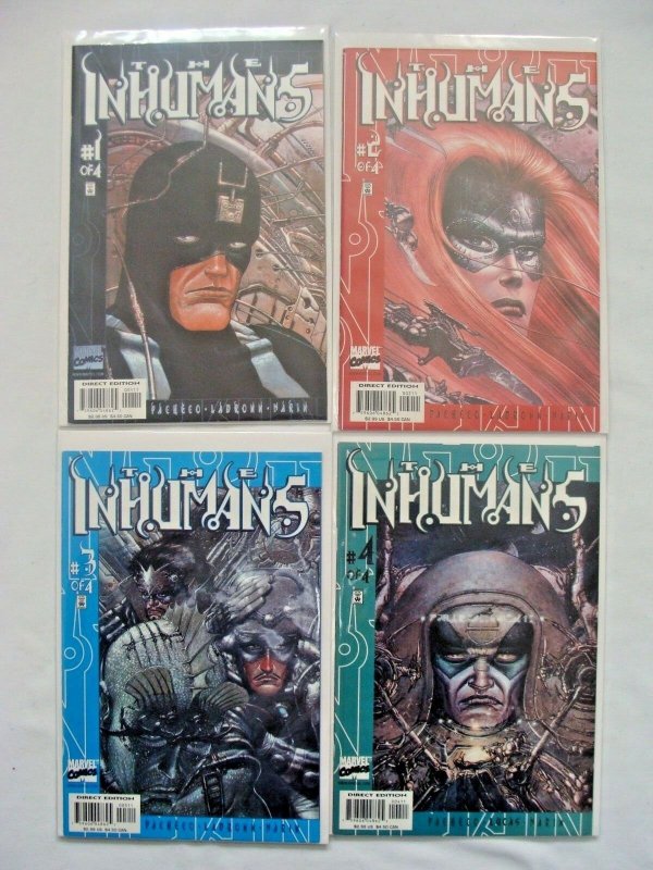 Inhumans 1 2 3 4 1-4 Full Set LOT of 4  (2000, Marvel NM Pacheco & Ladronn