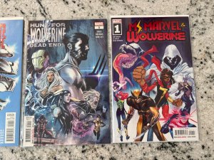 Lot Of 3 Marvel Comics # 1 NM Ms. Marvel Wolverine Hunt For Dead Ends 16 J435