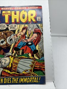 The Mighty Thor 198 ManGog in Asgard Odin Dead. Oh No