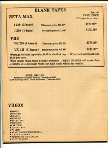Reel Images-Fall 1978-VHS & Beta film tape catalog-FN