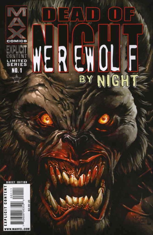 Werewolf By Night Comics, Werewolf By Night Comic Book List