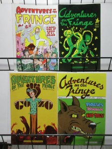 Adventures on the Fringe (Fantagraphics 1993) #1, 2, 3, 5 RL Crabb Rants Lot 