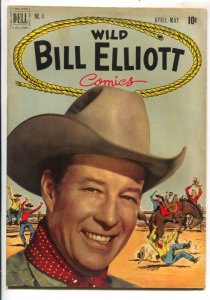 Wild Bill Elliott #4 1951-Dell-photo cover-female bondage panels-Robert Jenny...