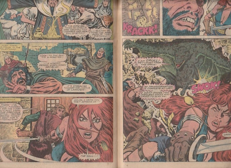 Red Sonja(Marvel, vol.3) # 4  Sonja vs a Flying Dragon !