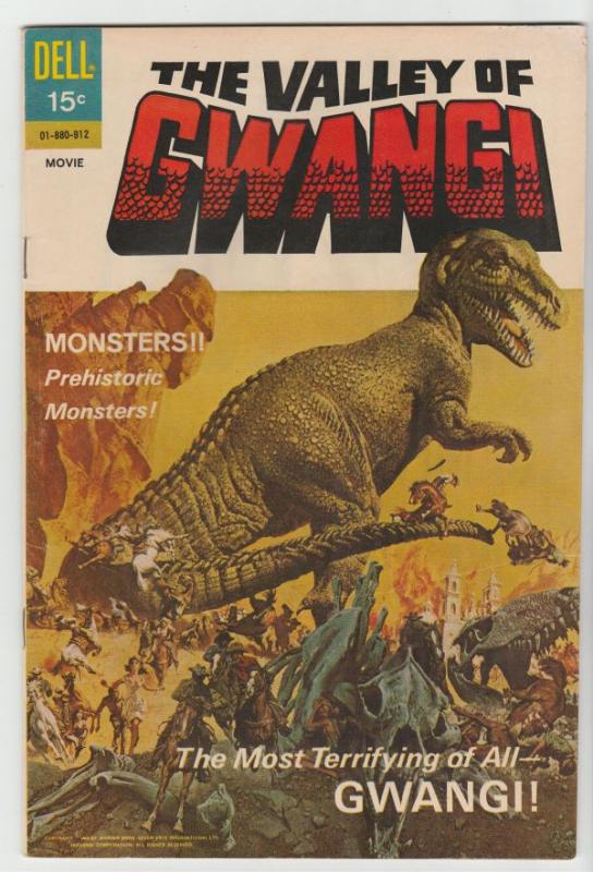 Movie Comics The Valley Of Gwangi #01-880-912 (Dec-69) VF/NM High-Grade Gwang...