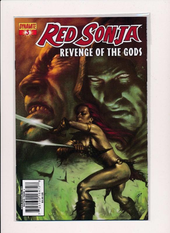 RED SONJA Revenge of the Gods #3 ~ Dynamite Comics ~ NM (HX392)