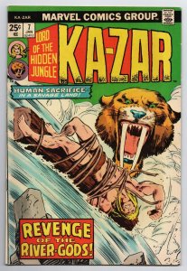 Ka-Zar #7 Revenge of the River Gods (Marvel, 1975) FN