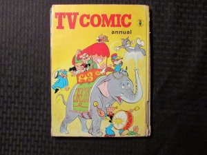 1973 TV COMIC ANNUAL Hardcover GD+ 2.5 UK Tom & Jerry Popeye