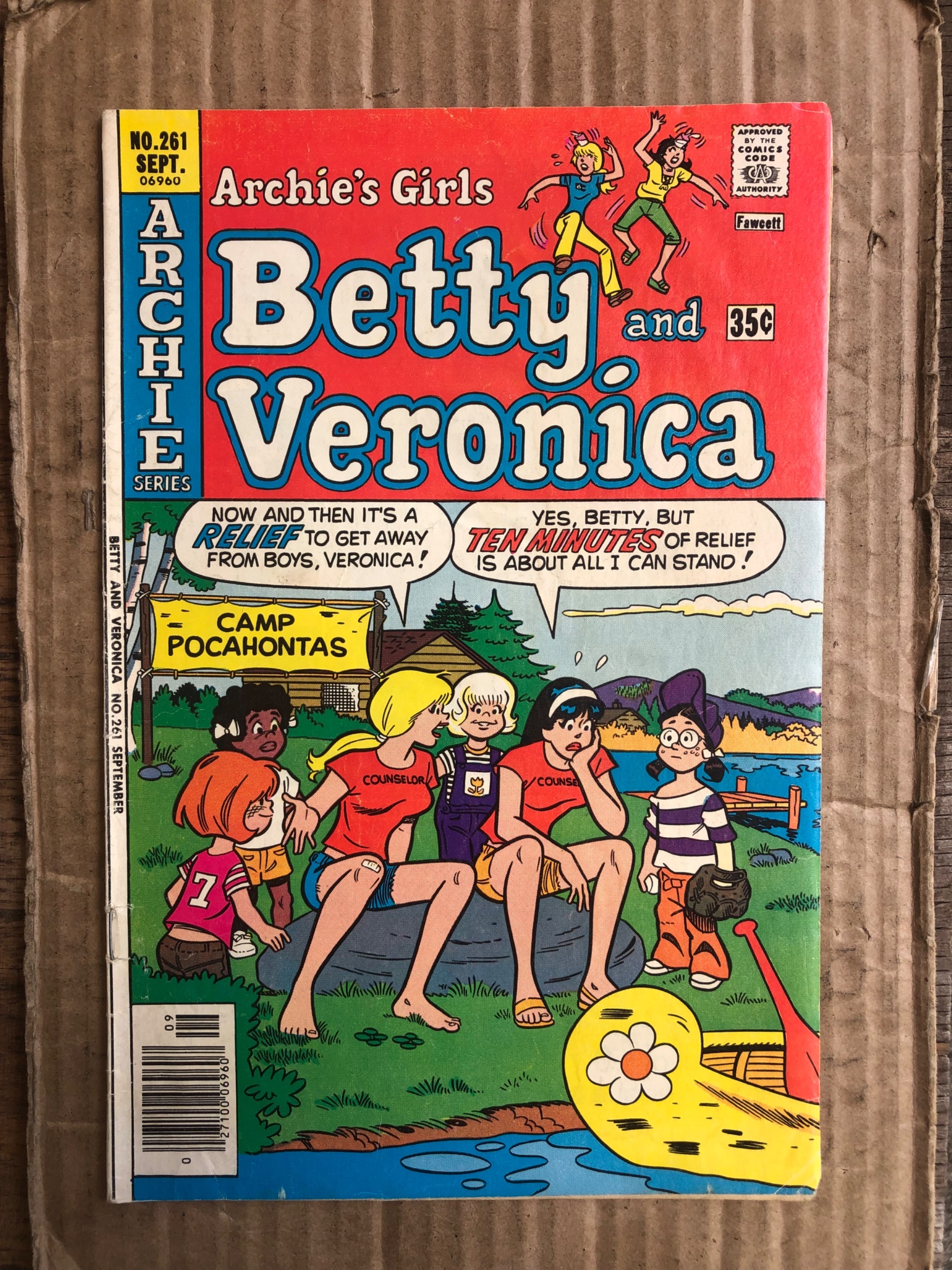 Archies Girls Betty And Veronica 261 1977 Comic Books Bronze Age Archie Comics Humor 