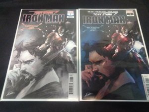 Tony Stark Iron Man #1 Lot of 10 Variants! 6 Prototype, Party Variant, + MORE!