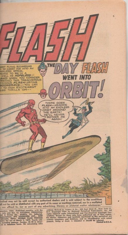 Flash, The #148 (Nov-64) FN Mid-Grade Flash