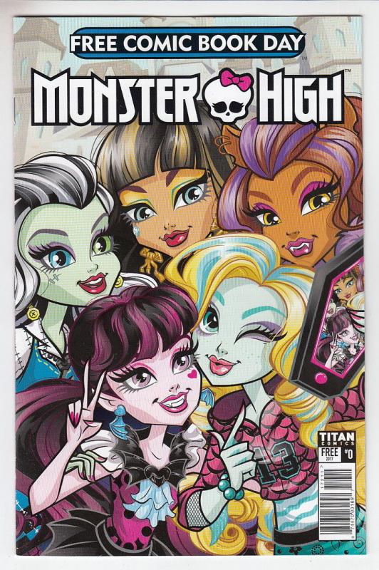 MONSTER HIGH (2017 TITAN COMICS) #1 Unstamped NM-  FCBD 2017