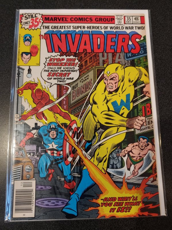 THE INVADERS #35 BRONZE AGE HIGH GRADE VF/NM