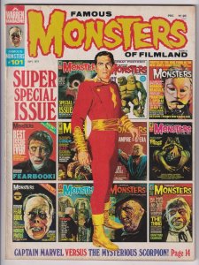 Famous Monsters Of Filmland #101 Captain Marvel (Warren, 1973) VG/FN