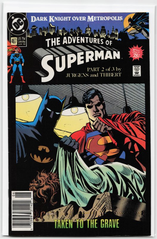 Adventures of Superman #467 (1990) Superman