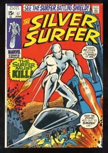 Silver Surfer #17 VG+ 4.5 White Pages