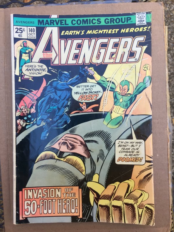 The Avengers #140